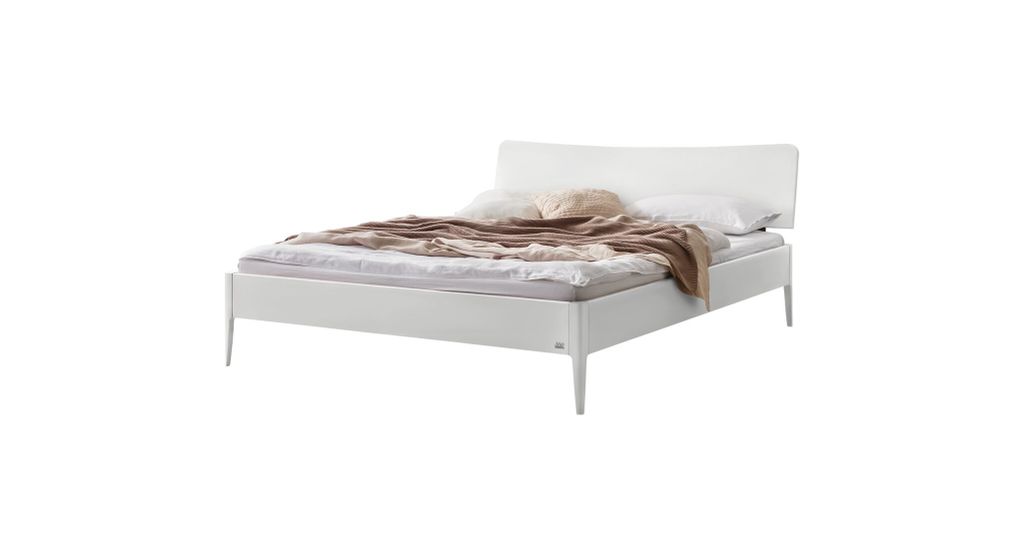 HASENA Lounge Designbett Spezia 20 weiß lackiert 160x200