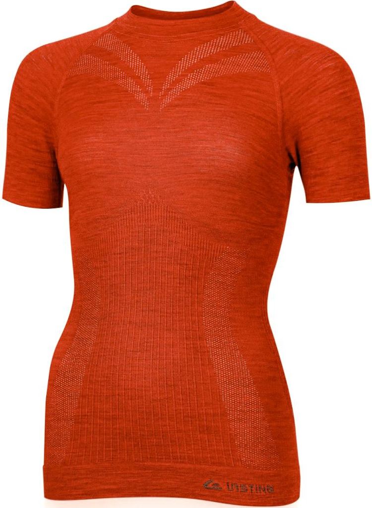 MALBA Damen nahtloses Merino-Kurzarm-T-Shirt