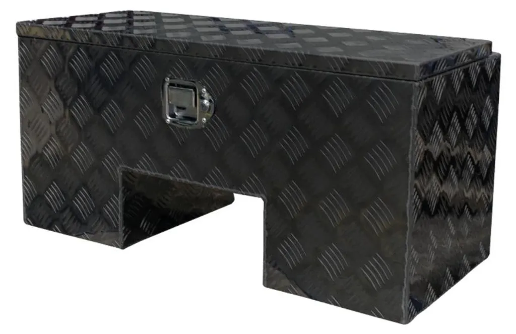 Coffre de rangement remorque Toolbox Aluminium 818 x 361 x 400 mm