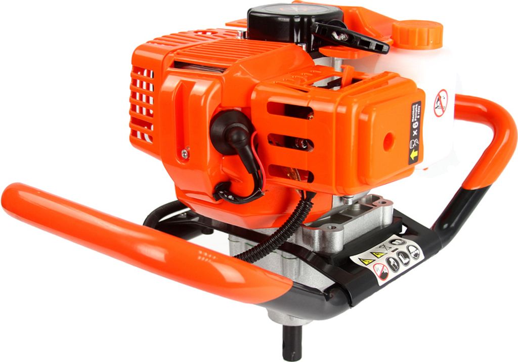 Benzin Erdbohrer inkl. 3 Bohrer 62ccm 5,2 PS Erdlochbohrer Produktbild 11