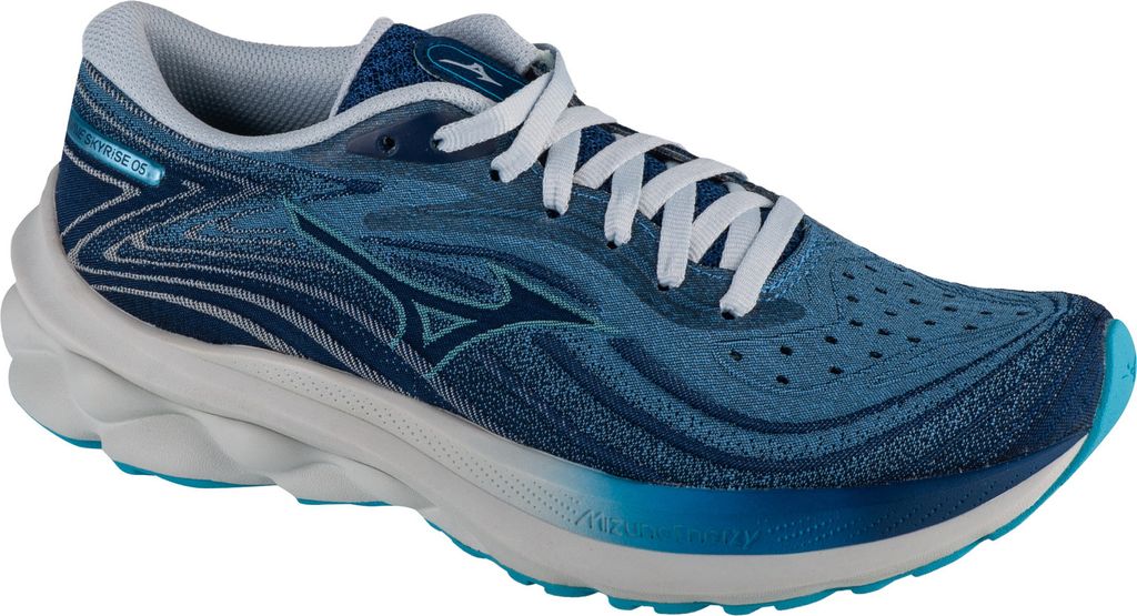 Mizuno Wave Skyrise 5 J1GD240971, Laufschuhe, Damen, Blau, Größe: 41