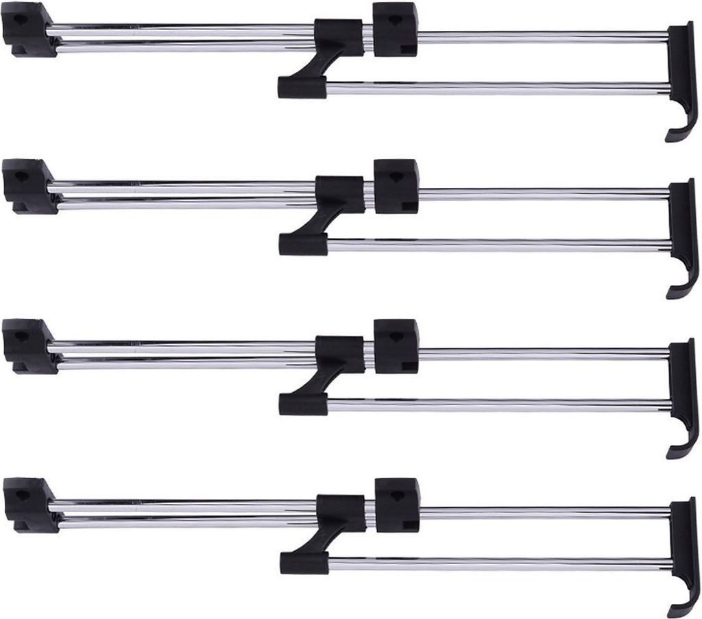 4er Set Kleiderbügelhalter ausziehbar 30-52 cm, ausziehbare Produktbild 