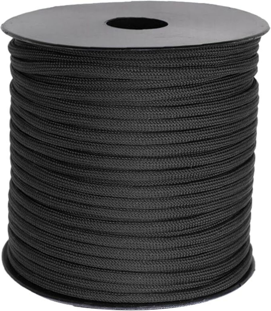 50m Paracord - Hoch UV- und abriebfest, geeignet für Camping und Heimwerken, robustes Zeltzubehör für den Notfall