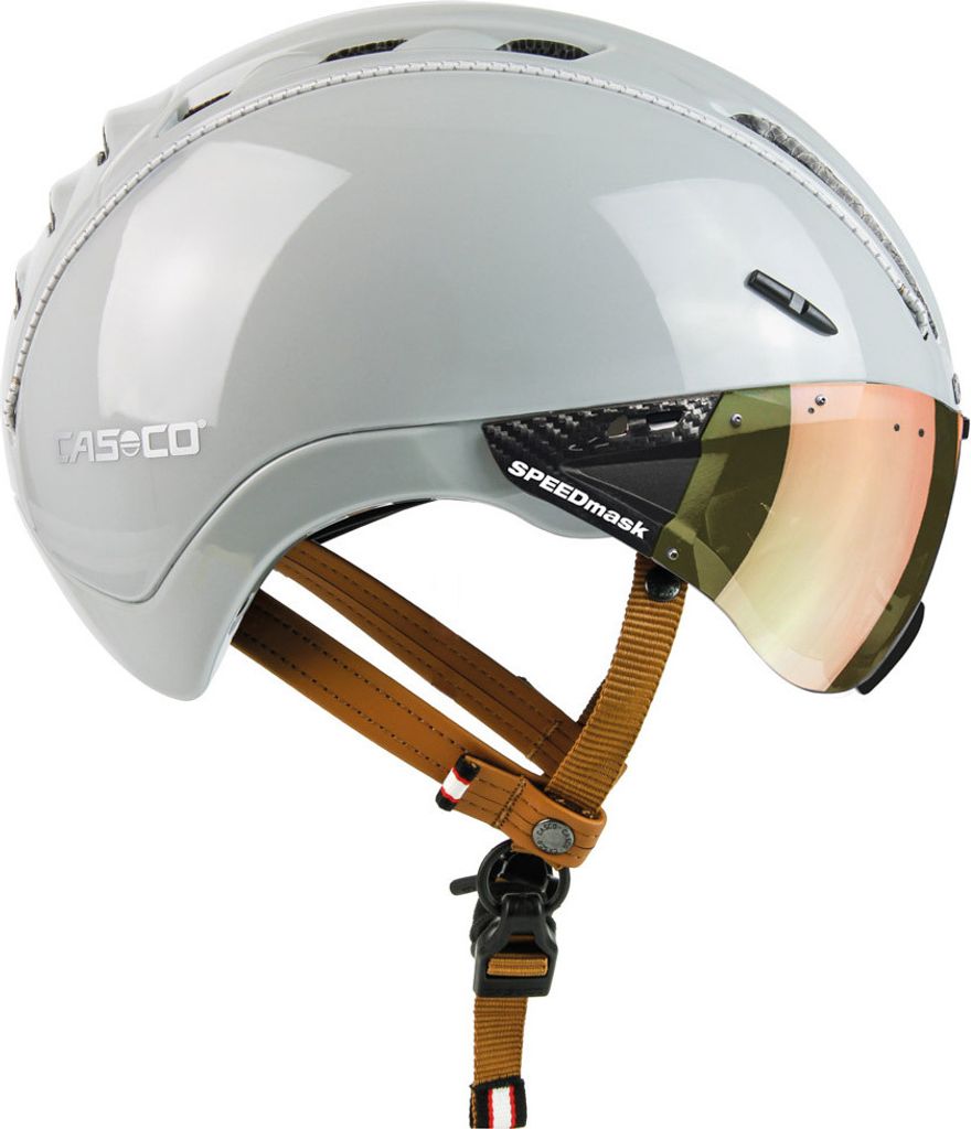 Casco ROADster Plus inkl. Visier, Farbe:sand glanz, Größe:S (50-54 cm)
