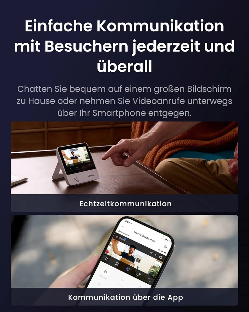 Portier Vidéo SwitchBot pour Sécuriser l'Entrée avec Moniteur et Interphone - 10