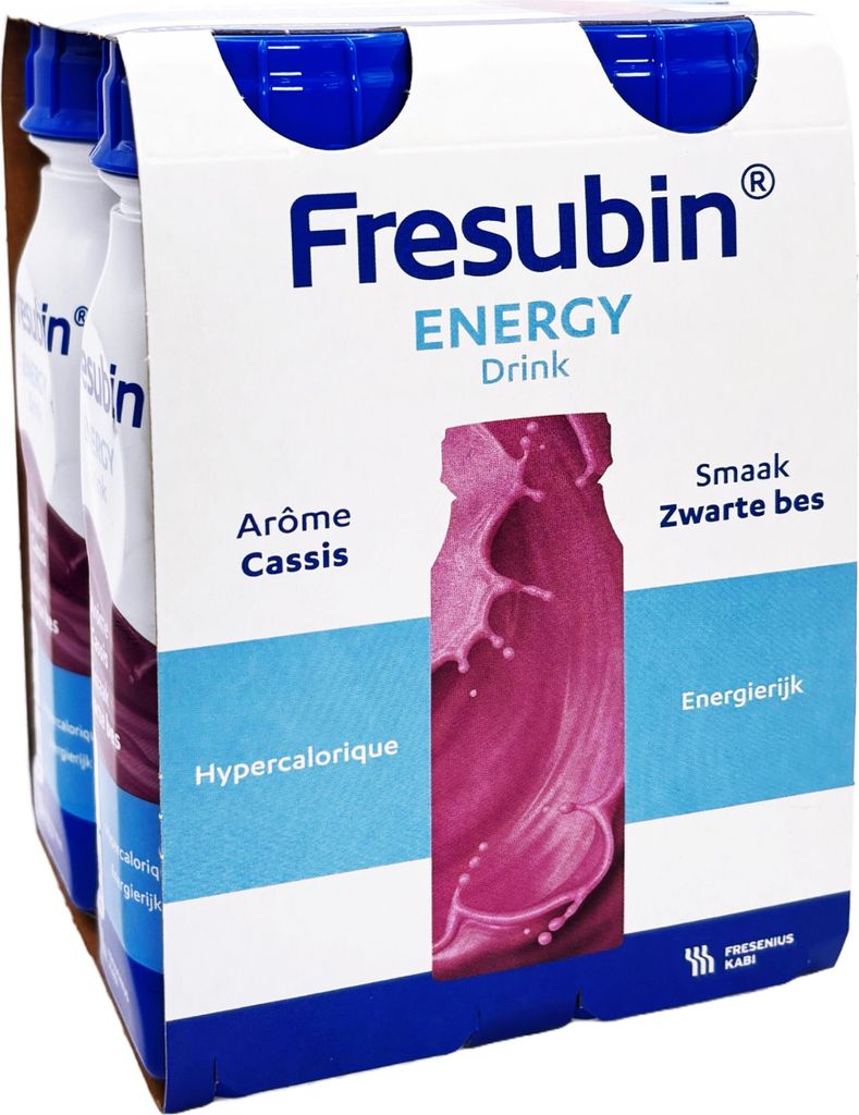 Fresubin ENERGY Drink Waldfrucht | Trinknahrung hochkalorischer Energy Drink Waldfrucht 4x200ml Trinkflasche