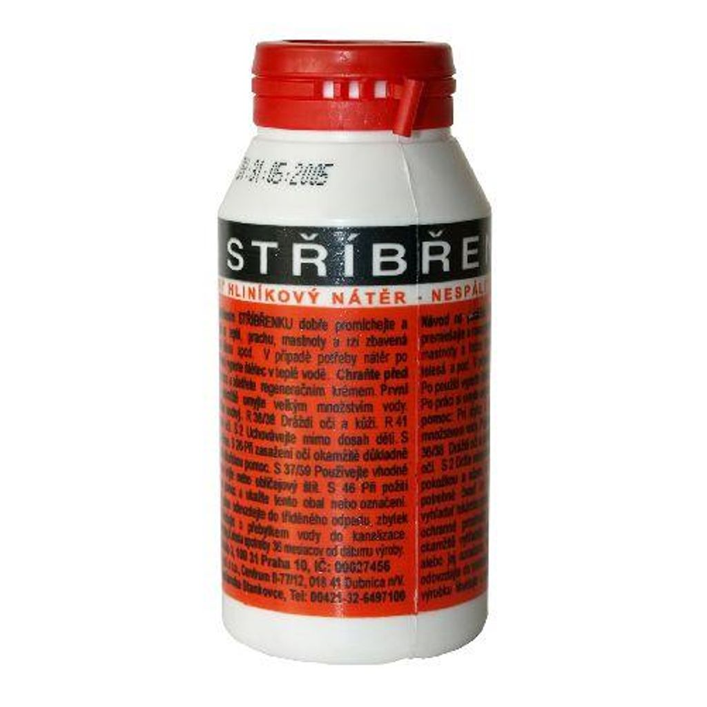 Hitzebeständiger Silber Lack für Öfen, Heizelemente und Rauchrohre, 100g Dose