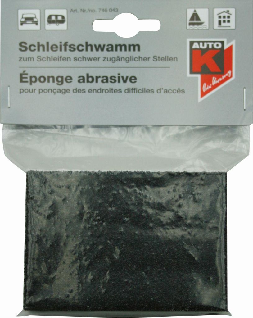 Auto-K Schleifschwamm 3 x 13 x 16,6 cm, nass & trocken
