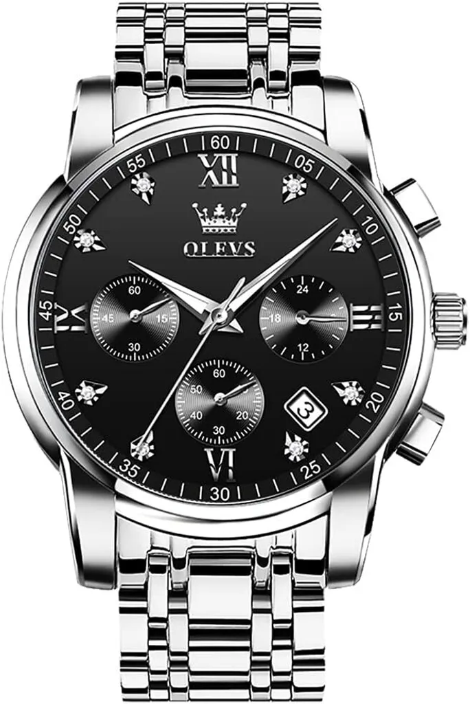 Orologio Multifunzionale Uomo in Acciaio | Accessorio Business Elegante