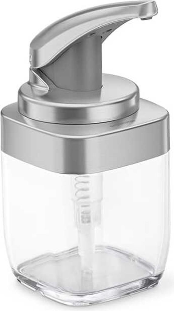 Seifenspender mit Pumpe 444 ml - gebürstet / simplehuman