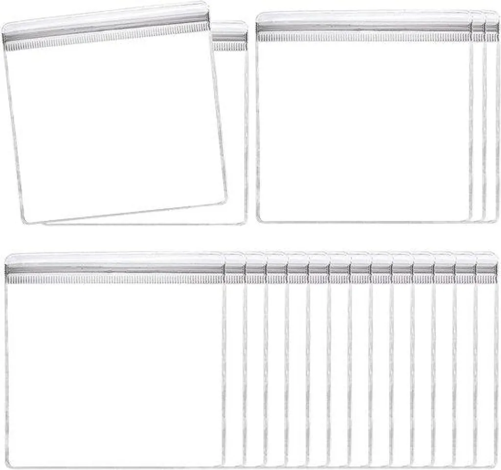 Sachets transparents pour bijoux en PVC - Emballage innovant 11x12 cm