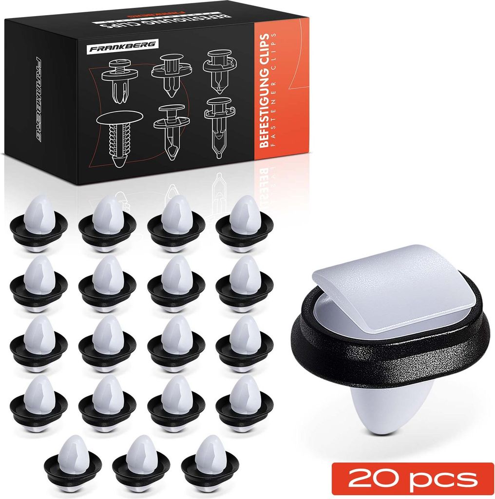Frankberg 20x Befestigungsclips Stoßfänge für KIA Sorento I II Sportage Nissan