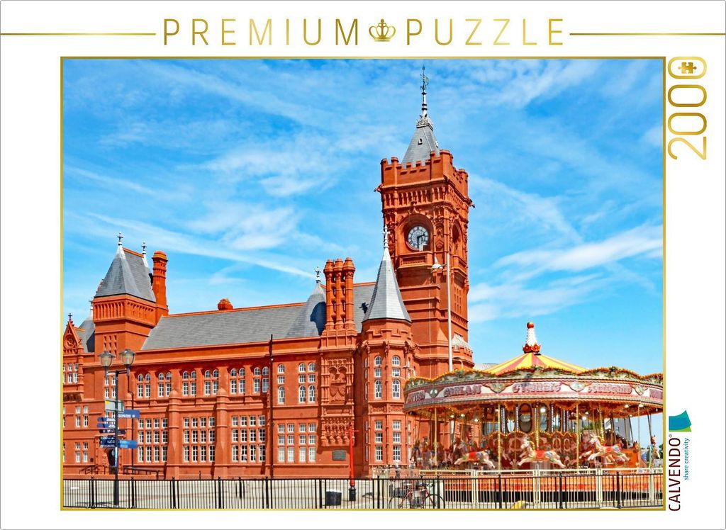 CALVENDO Puzzle Pierhead Building 2000 Teile Puzzle quer | 2000 Teile Lege-Größe 90x67cm Foto-Puzzle für glückliche Stunden