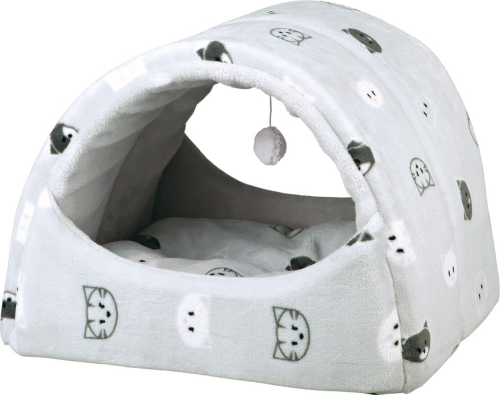 TRIXIE Höhle Mimi - grau - 42 × 35 × 35 cm Produktbild 