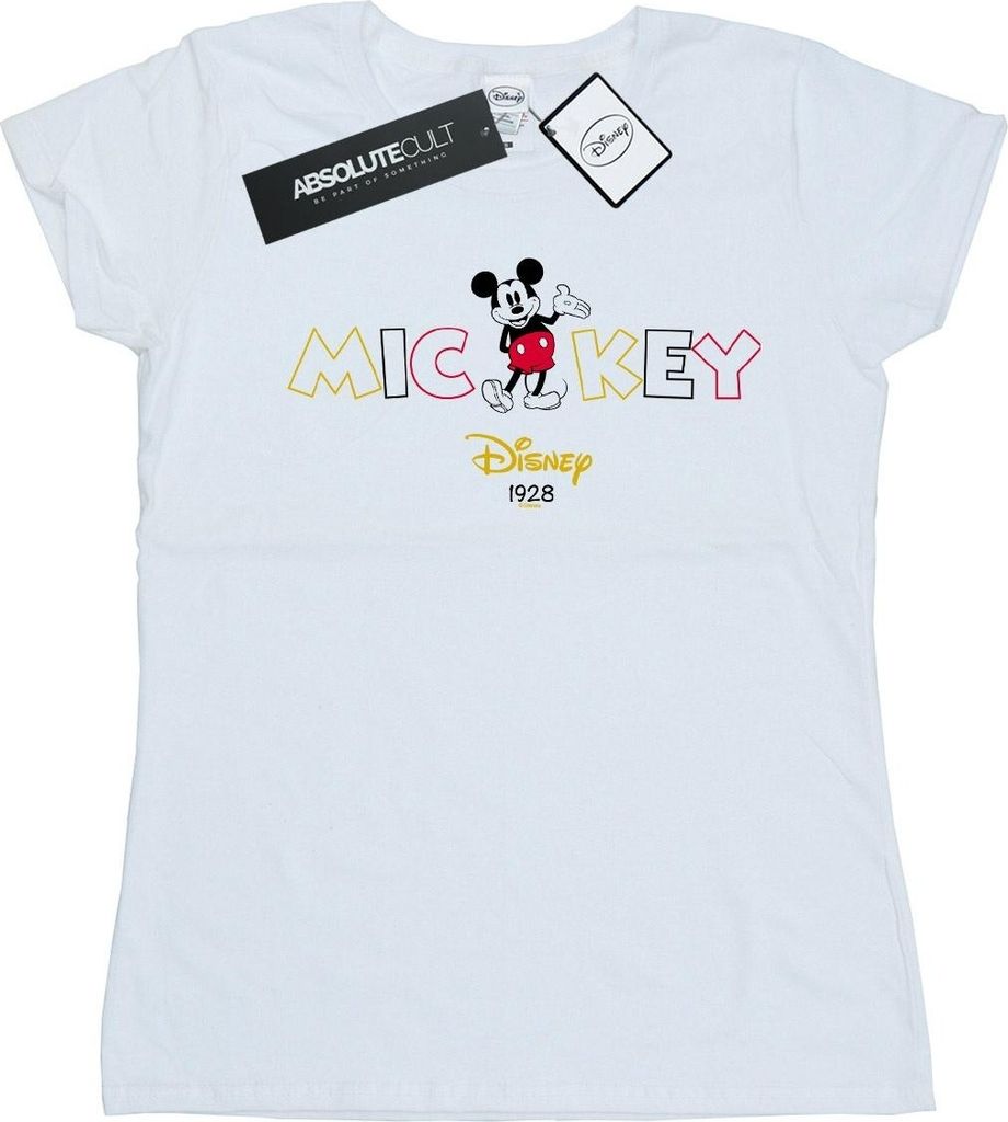 Disney - "1928" T-Shirt für Damen BI31799 (XXL) (Weiß)