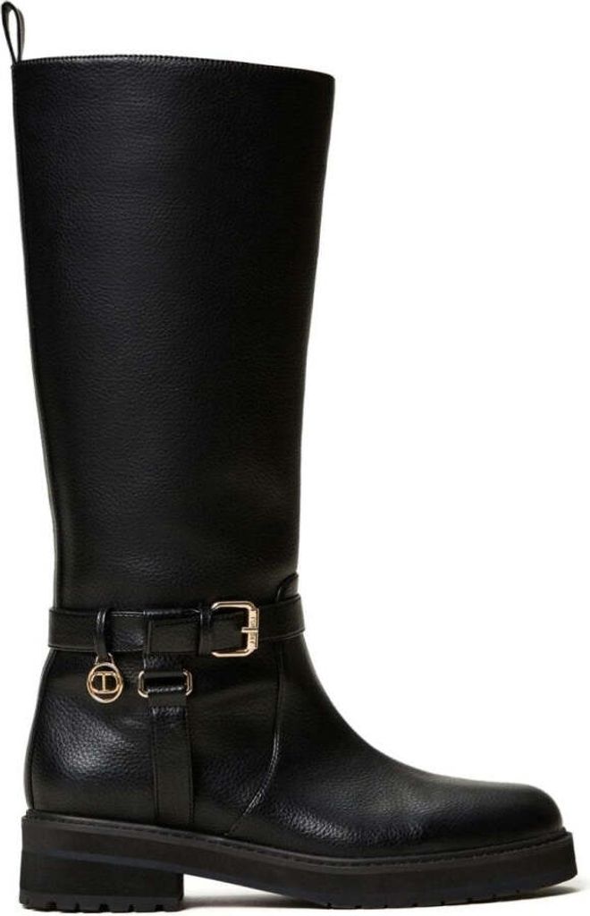 Twinset Damen Stiefeletten 242TGT172-00006 Farbe: Schwarz Größe: 38