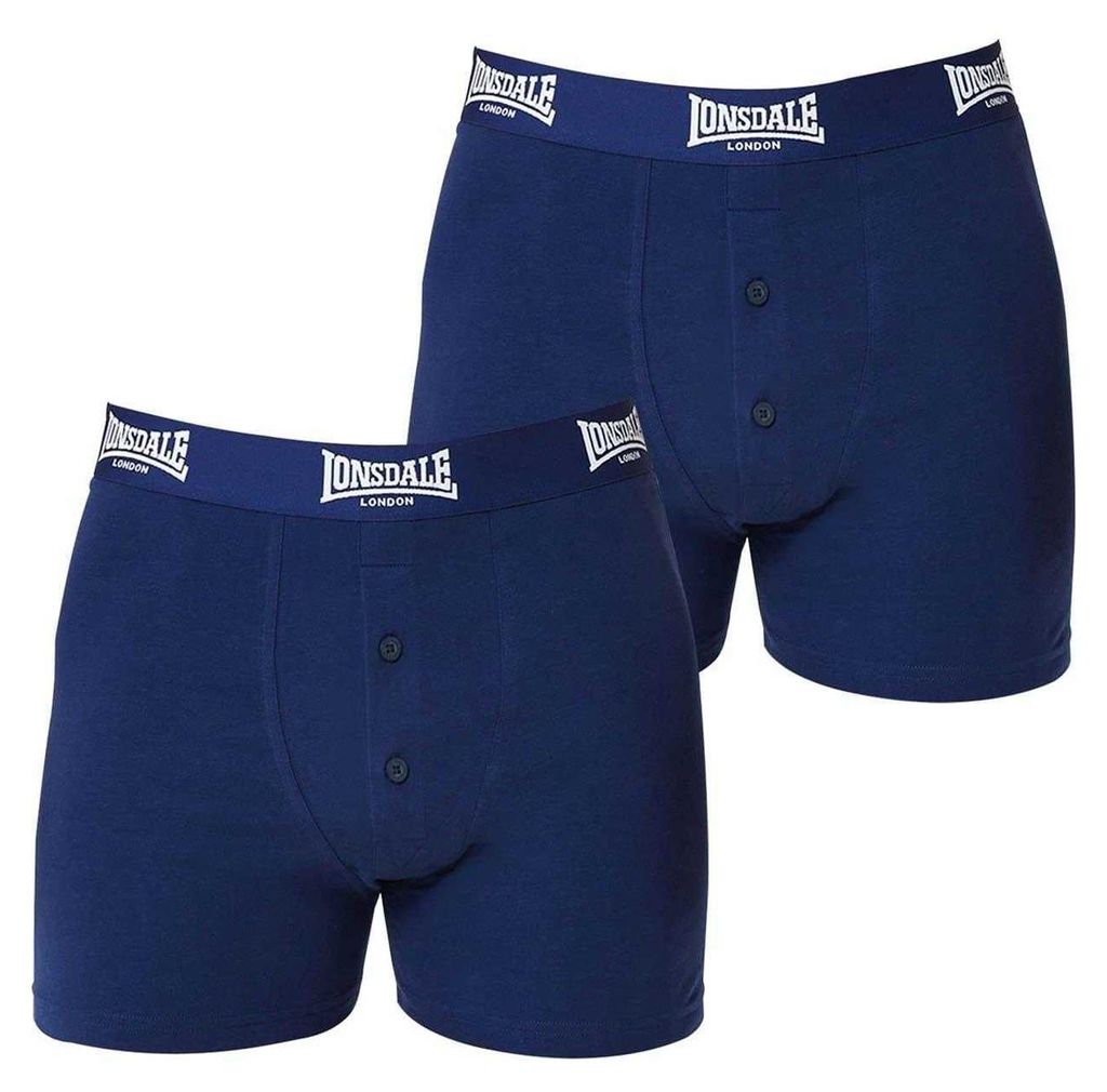 Lonsdale - Boxershorts für Herren (2er-Pack) GT14038 (M) (Marine)