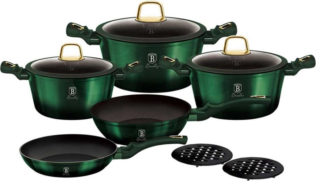Berlinger Haus garnki 10 elementów Metallic Emerald BH6065 Zdjęcie produktu 2