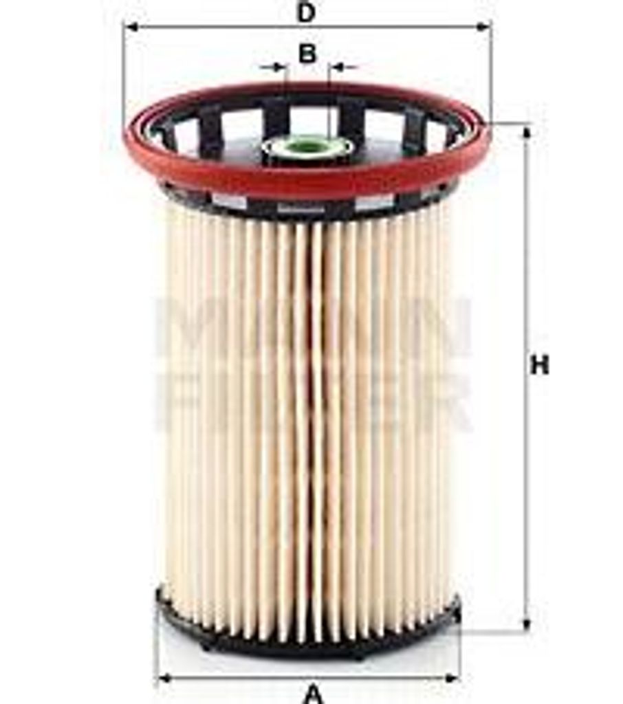 MANN-FILTER Polyurethan8007 Kraftstofffilter OE 95811013400 kompatibel mit Touareg, Cayenne