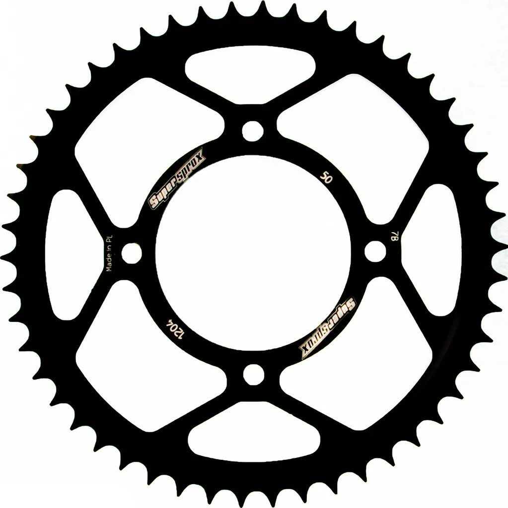 Couronne 428 50Z acier noir RFE-1204:50-BLK : durabilité et montage précis