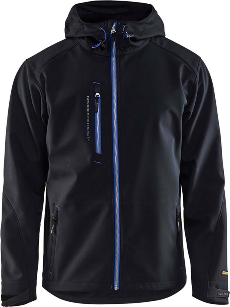 Blakläder Softshelljacke 49492517 schwarz/kornblau Uni, 4XL