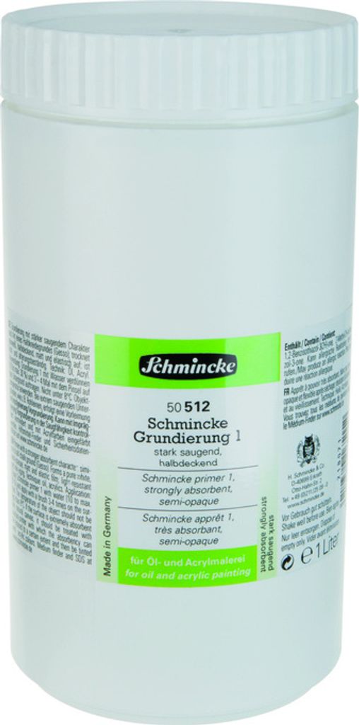 1000ml Hilfsmittel Schmincke Grundierung 1 stark saugend Acryl 50 512 051 ***
