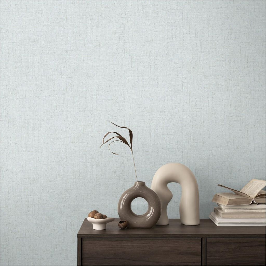 A.S. Creation Vliestapete 10.05 x 0.53 m Livingwalls Unitapete Blau 790667 Einfarbig CosmoLiving by Cosmopolitan
