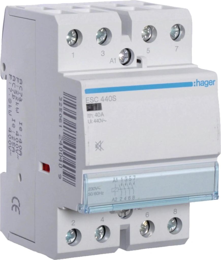 Hager Brummfrei Schütze,40A,4S,230V, 1 Stk.