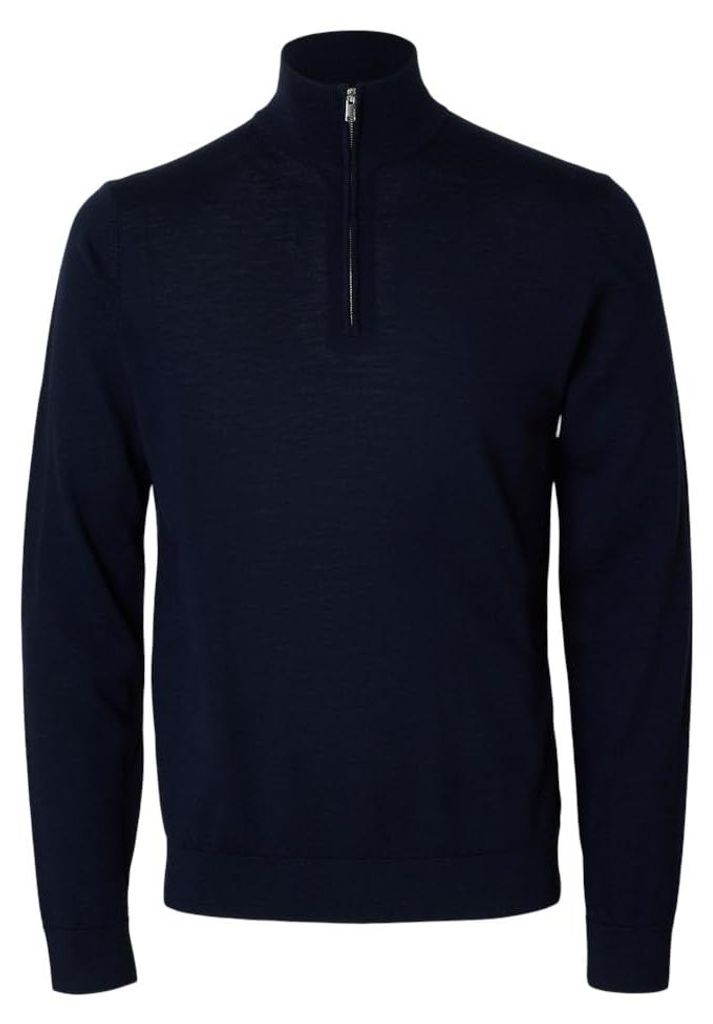 SELECTED HOMME SLHTRAY LS: Pletený merino svetr s Obrázek produktu 