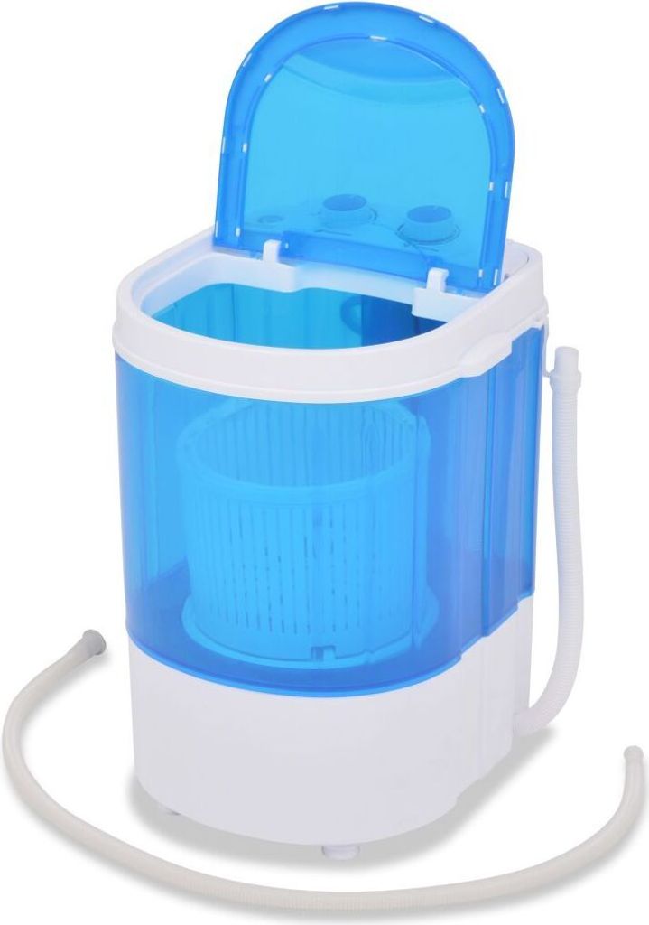 vidaXL Mini pralka z wirówką i 1 komorą 2,6 kg Zdjęcie produktu 6