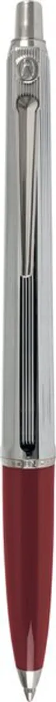 Stylo à bille Ballograf Epoca Chrome rouge Idéal pour bureau et signature