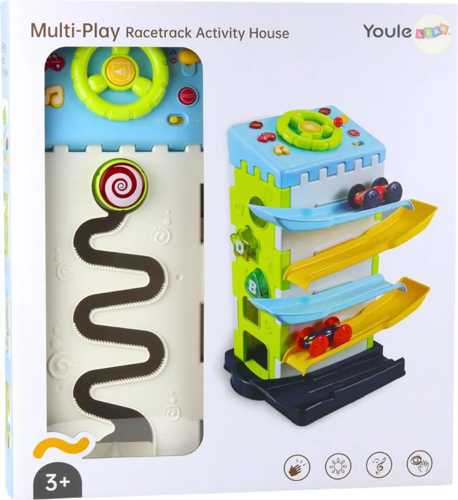 Toboggan à blocs modulable avec trieur de voitures multi-activités - 5