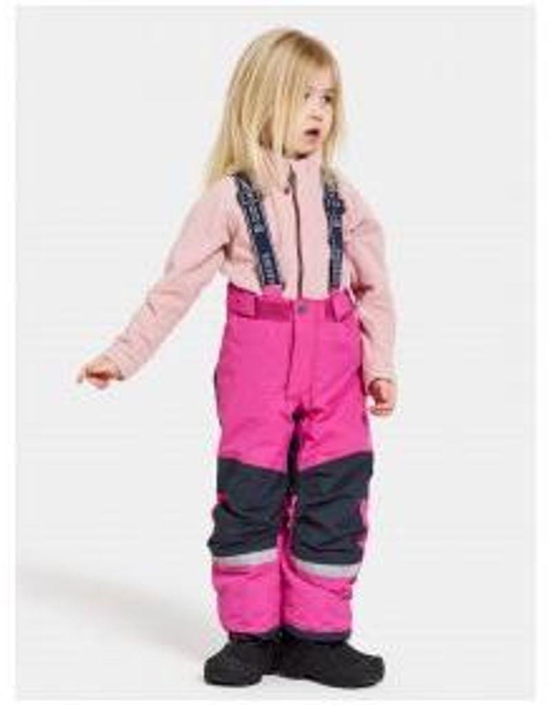 Didriksons Idre Kids Pants 6 plastic pink 504357-322 vel. 130; R?žová kalhoty