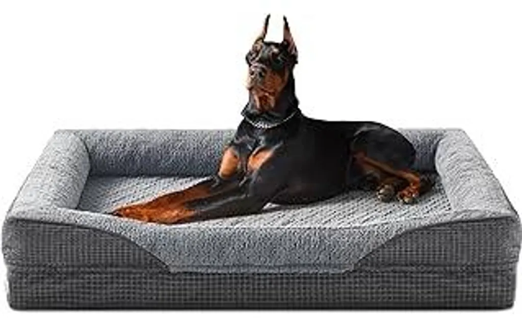 FURTIME Letto Ortopedico XXL Memory Foam per Cani Grandi Lavabile