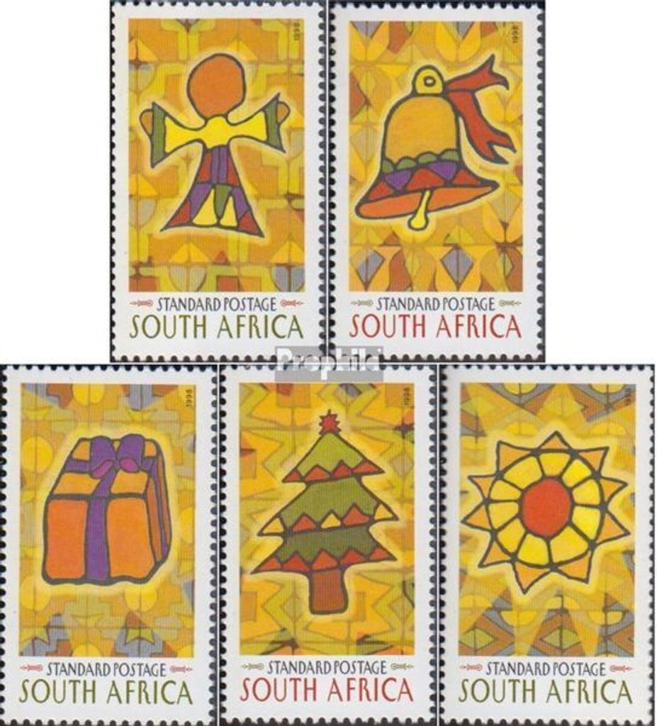 Briefmarken Südafrika 1998 Mi 1169-1173 (kompl.Ausg.) postfrisch Weihnachten