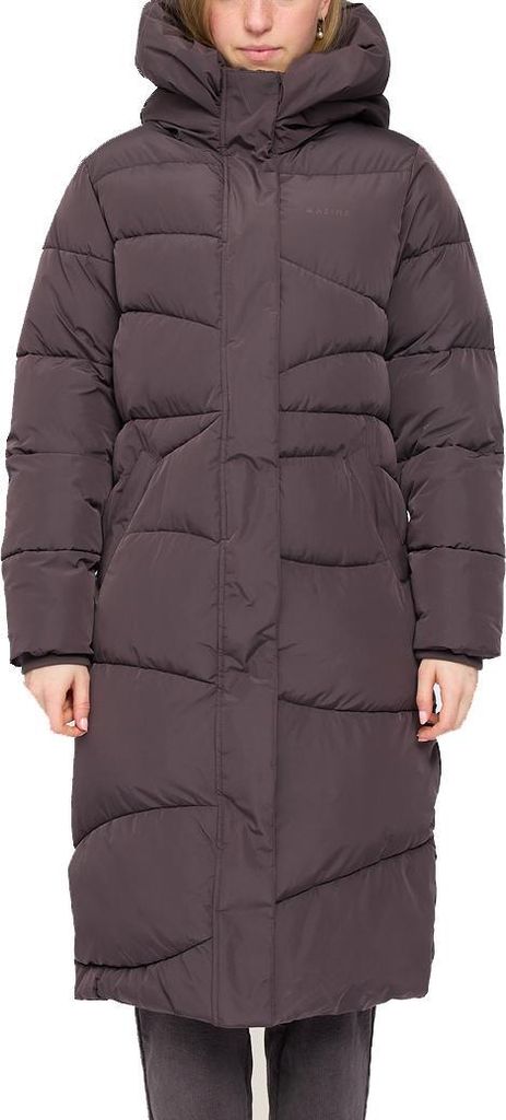 Mazine Damen Mantel Waves Quilt Puffer Coat, Größe:L, Farben:eggplant