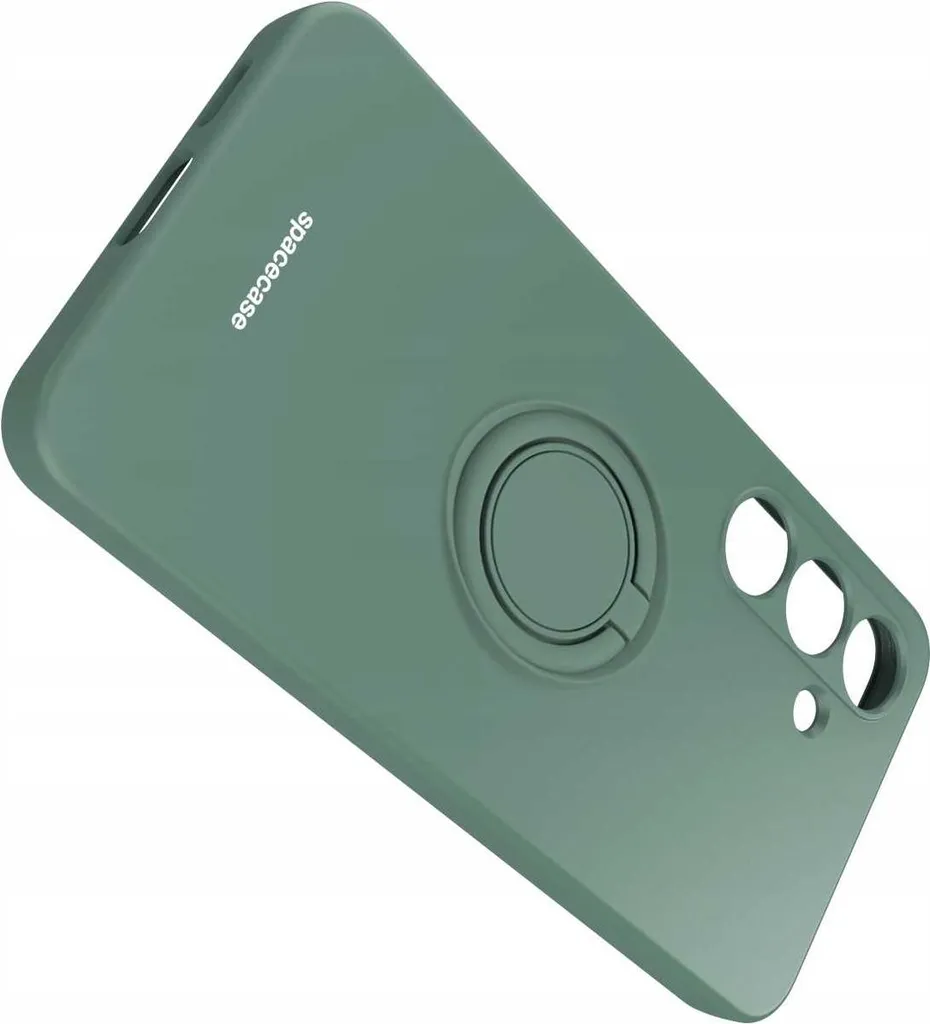 Custodia Galaxy S24 Verde SpaceCase: Stile e Presa con Anello Ring - 6