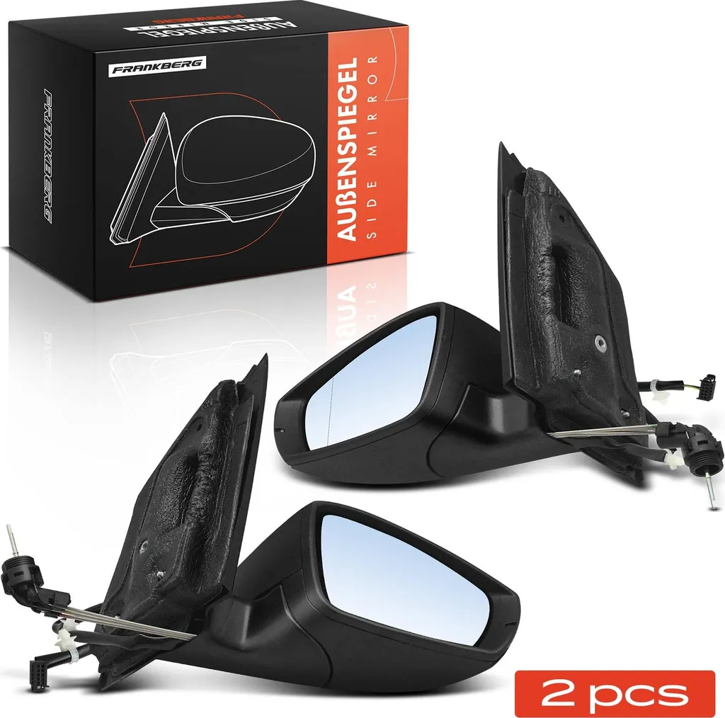 Paire de Rétroviseurs Extérieurs Complets pour VW Polo 6R1 6C1 2009-2017