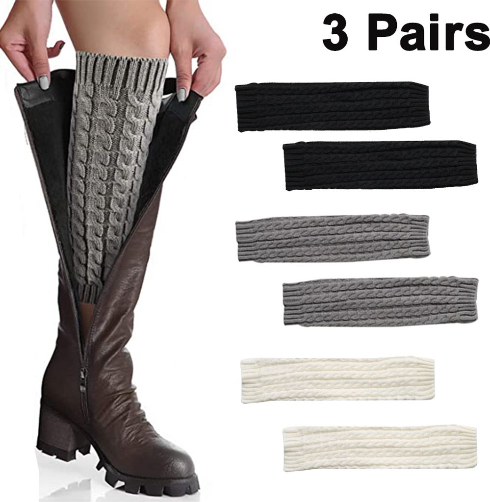 Beinstulpen Stiefelwärmer Gerippt - Zehenlos Für Tanz & Yoga In Verschiedenen Farben