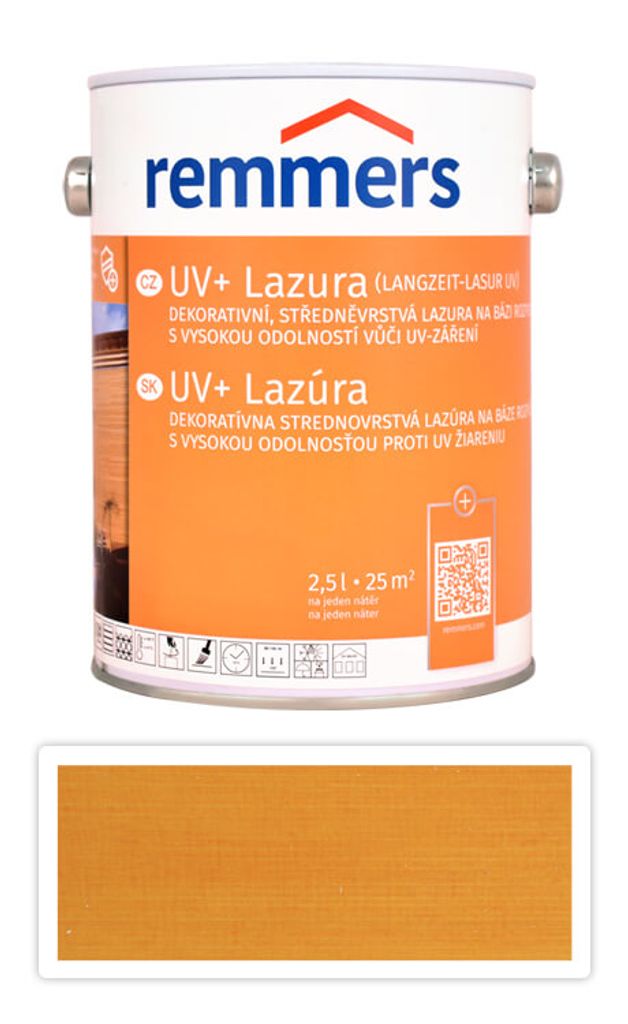 REMMERS UV+ Lazura - dekorativní lazura na dřevo 2.5 l Obrázek produktu 