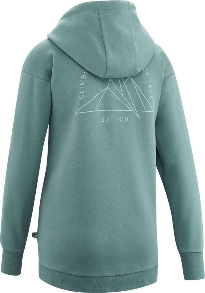 Damen Spotter Zip Hoody (Kapuzenjacke) - Edelrid, Farbe:ocean grey, Größe:XL