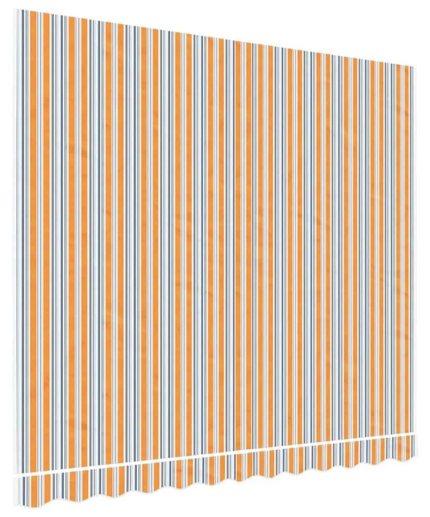 vidaXL Ersatzstoff für Markise Orange und Blau 300x250 cm Produktbild 