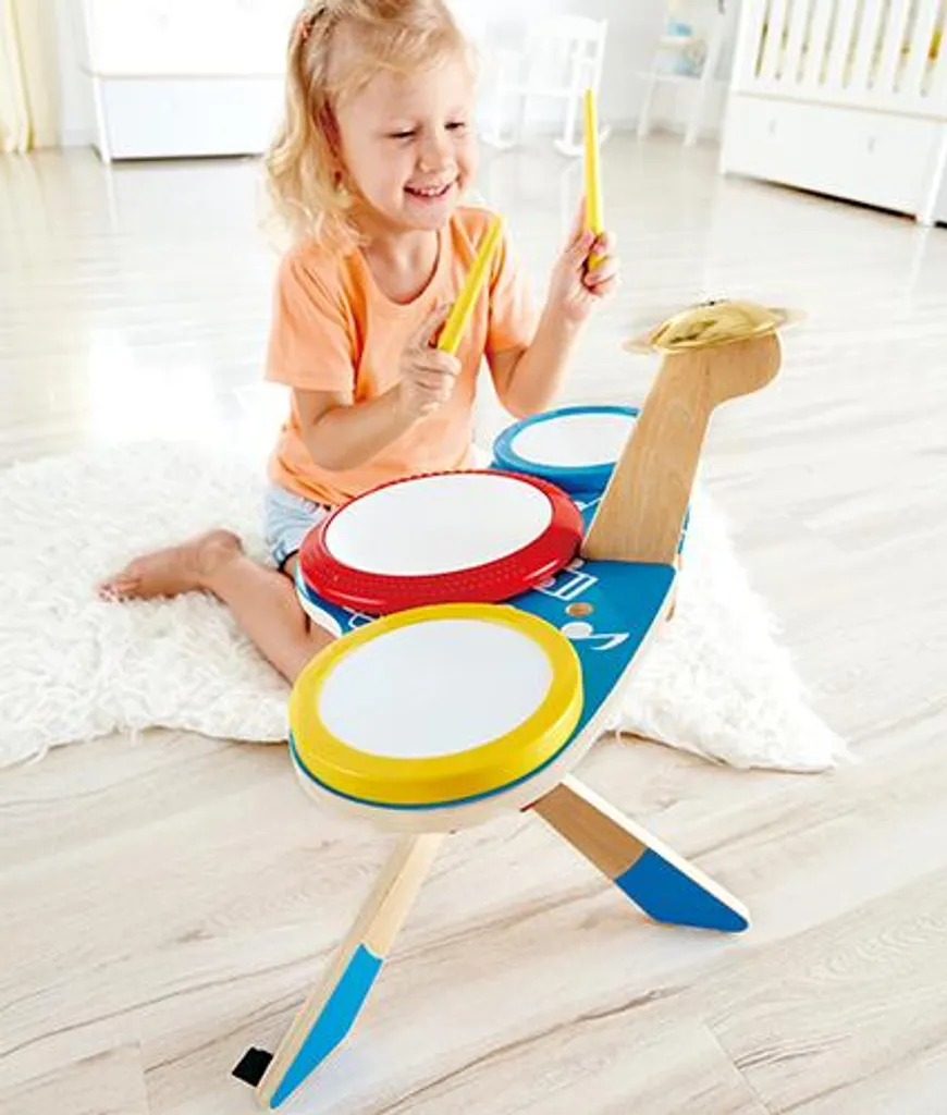 Table de Percussion Multicolore Hape E0613 avec Cymbale Intégrée - 12
