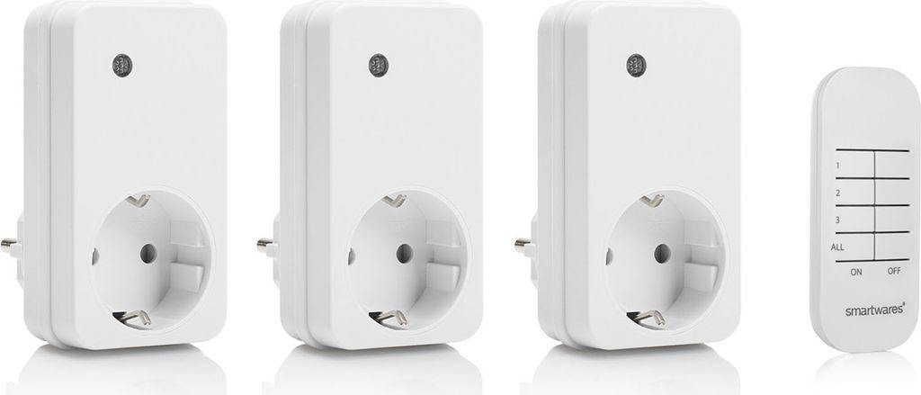 Smartwares SH4-99573 Schalter-Set, Drinnen, Weiß, Büro, Produktbild 