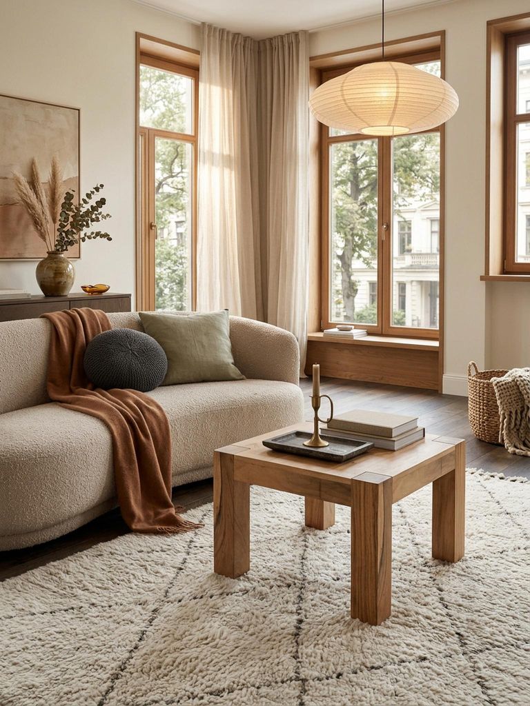 Couchtisch Massiv-Holz Akazie 60 cm breit Wohnzimmer-Tisch Produktbild 
