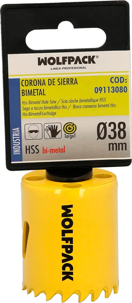 Offerta Lama Target 38 mm Bimetallica | Sega a Tazza Ultra-Performante