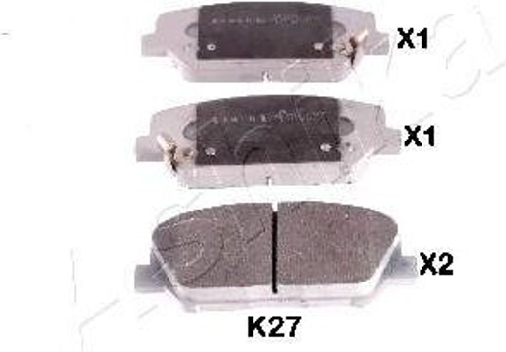 ASHIKA Bremsbeläge Satz Vorne für HYUNDAI i30 (GD) 50-0K-K27