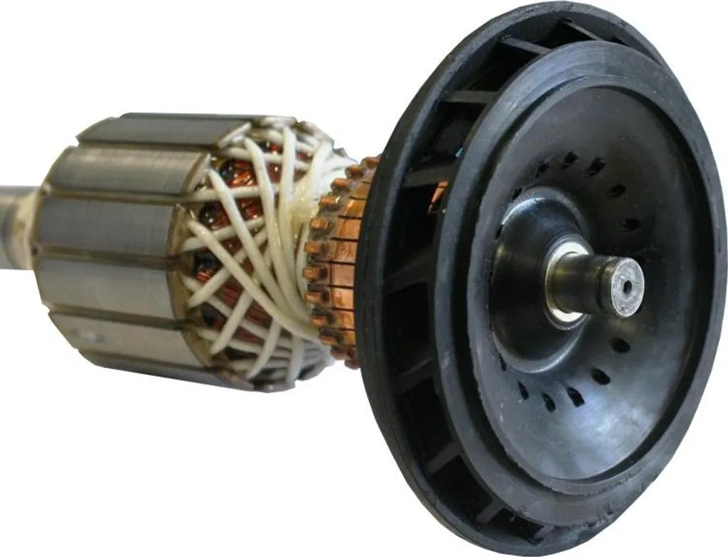 Rotor pour Bosch GBH11DE et GSH11E avec Roulements et Charbons 1614011072 - 2