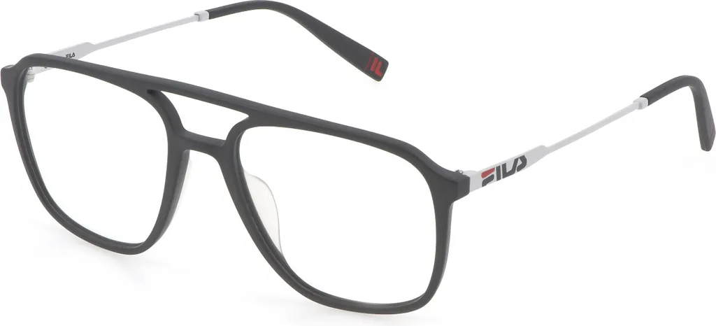Lunettes Fila VFI213 0V65 gris mat légères et robustes pour homme 54mm