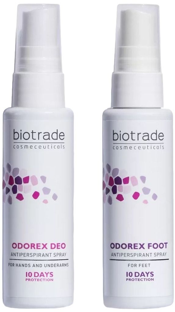 Biotrade Odorex Antitranspirant Spray Set - Fuspray und Deo Spray, 2 x 40 ml
